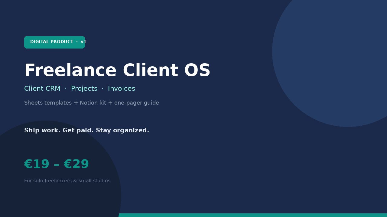 Freelance Client OS cover